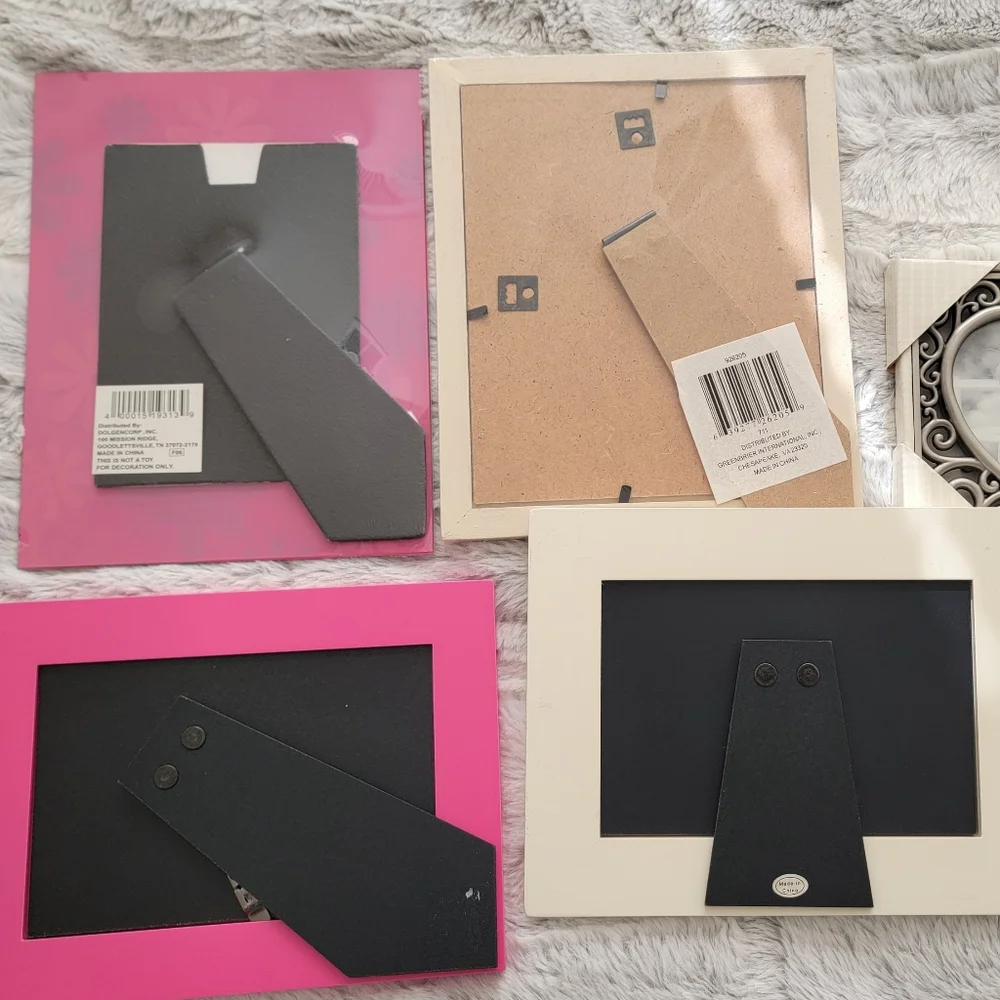 NWT 5 Photo Frames for girls